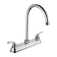 thumbnail image 1 of Mezcladora para Fregadero, llaves para fregadero de cocina, grifos para fregadero de cocina, mezcladora para lavabo de baño, Grifo de Cuerpo Principal de Latón, Acabado Níquel Satinado, 1 of 7