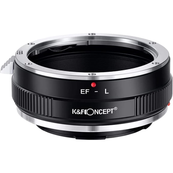 K&F CONCEPT Lens Mount Adapter EOS-L Manual Focus Compatible with Canon (EF/EF-S) Lens to L Mount Camera Body