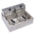 thumbnail image 5 of denest 5kW Large Electric Deep Fryer Single Tank Commercial Restaurant Fry Basket 6/12L, 5 of 24