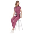 thumbnail image 2 of VIAOLI Scrubs Set for Women Nurse Uniform Jogger Set Stretch Top & Pants with Multi Pocket for Nurse Workwear, 2 of 8