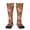 2 Black-2, variant on Cartoon Pigs print thigh-high socks, crafted for both men and women with a stretchy, high-opaque design perfect for daily wear