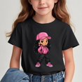 thumbnail image 2 of GreatBaby T-shirt Respirant pour Enfants avec Manches Courtes pour Garçons Filles Rentrée des Classes Saison Col Rond Manches Courtes Hauts Décontractés Polyvalents pour Extérieur (Noir2,5 Ans), 2 of 7