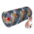 thumbnail image 3 of Pet Cat Tunnel Suministros Plegable con Pelota Interior Ligero Ejercicio Hideaway Jugar Jaula Juguetes para Entrenamiento Gatito Hámster Jerbo Rata , Pase corto Sunnimix Gato Túnel, 3 of 8