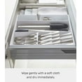 thumbnail image 6 of Yamazaki Home Cutlery Organizer - Three Styles, White, ABS Plastic, Expandable I, Adjustable, Expandable, No Assembly, 6 of 7