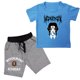 thumbnail image 2 of Conjunto de ropa de verano para niñas Camiseta + Pantalones cortos Conjunto de ropa de verano para niños Estampado de manga corta zhangyuxiang LED, 2 of 2