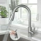 thumbnail image 1 of Kitchen Faucet, 304 Stainless Steel Sink Mixer Tap, 360 Rotating Sink Faucet With Pull Out Spray, 1 of 4