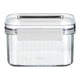 thumbnail image 2 of Set de recipientes herméticos para almacenamiento de alimentos - 4 tarros retro para harina, azúcar, cereales y snacks • Organización apilable de despensa de cocina • Plástico ABS, 2 of 3