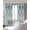 Blue, variant on Turquoise Boho Flowers Blackout Curtains for Bedroom/Living Room, Thermal Insulated Kitchen Curtains, Modern Luxurious Geometric Floral Grommet Darkening Window Treatment Drapes 52"x63"x2