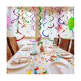 thumbnail image 5 of Decoraciones colgantes en espiral PENGJJMXG Decoración de fiestas Colgante en espiral de PVC rojo, 5 of 5