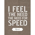 thumbnail image 1 of Dictionary Quote Maverick Need Speed Extra Large XL Wall Art Poster Print, 1 of 3