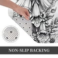 thumbnail image 6 of Logiee Monochrome Botanical Illustration Print Welcome Mats for Entryway,Door Mat for Front Door,Entry Mat,Doormat for Garden, Garage, Patio, Home, Porch Decor, 6 of 7