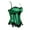 Green, variant on Corset Top Women Padded Push up Bridal Bustier Red L
