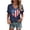 A2 Dark Blue, variant on NMMUED 4th of July Shirts for Women V Neck Tops V Neck T Shirts for Women Memorial Day Pullover Shirts Blouses for Women Dressy Casual Patriotic Clothes Black L
