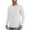 White, variant on MIXUE Shirts For Men Summer Solid Color Round Neck Long Sleeve Casual Basic Pullover Tops Tshirts Streetwear,White,XL