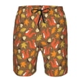 thumbnail image 3 of Goofa Squirrel Maple pine nut Printed Mens Swim Trunks Summer Quick Dry Short Beach Swimwear Bathing Suits-3X-Large, 3 of 9