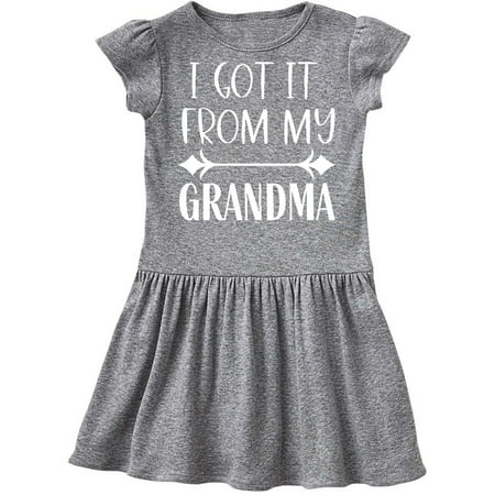 

Inktastic I Got It From My Grandma Gift Toddler Girl Dress