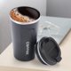 thumbnail image 1 of ¡Ofertas especiales! Taza térmica de viaje con tapa hermética, aislamiento al vacío de acero inoxidable para agua caliente y fría, café y té. 510 ml. 1 termo de acero inoxidable de doble capa., 1 of 4