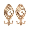 thumbnail image 3 of 2pcs s de Aleación de Zinc con Usos Múltiples con Cola de Decoración de Ropa de Sombrero de Pared Oro Macarena Ganchos de uso múltiple, 3 of 7