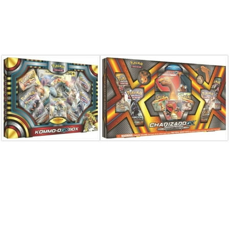 Pokemon Trading Card Game Kommo O Gx Box And Charizard Gx