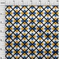 thumbnail image 2 of oneOone Viscose Jersey Blue Fabric Argyle Check Sewing Craft Projects Fabric Prints By Yard 60 Inches Wide, 2 of 5