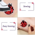 thumbnail image 5 of 10Pcs 2 Styles Ladybug Bee Sew or Iron on Cloth Patches Appliques Embroidered Cute Animal Design Patches for Clothing Backpacks School Bags, 5 of 6