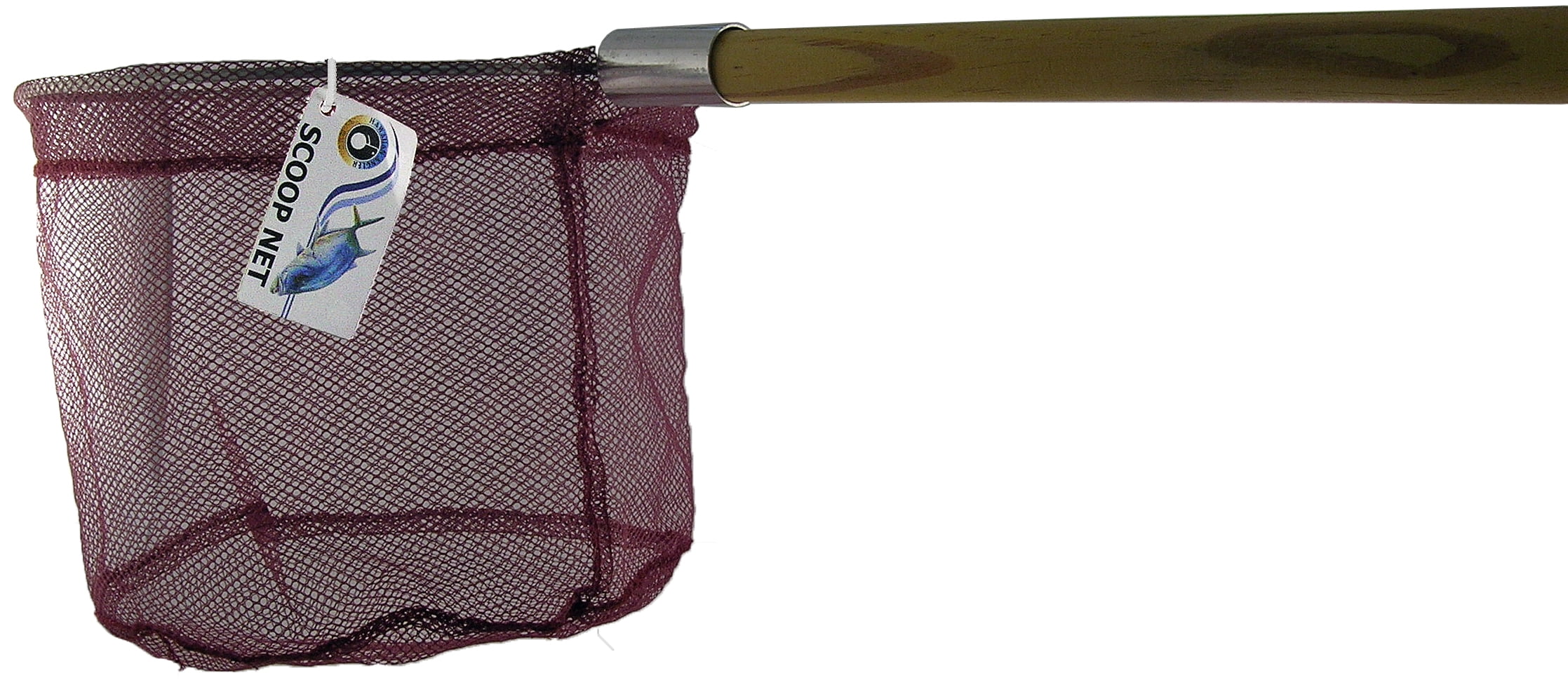 Hawaiian Angler Round Hoop Scoop Net with Telescoping Handle, 10" Diameter