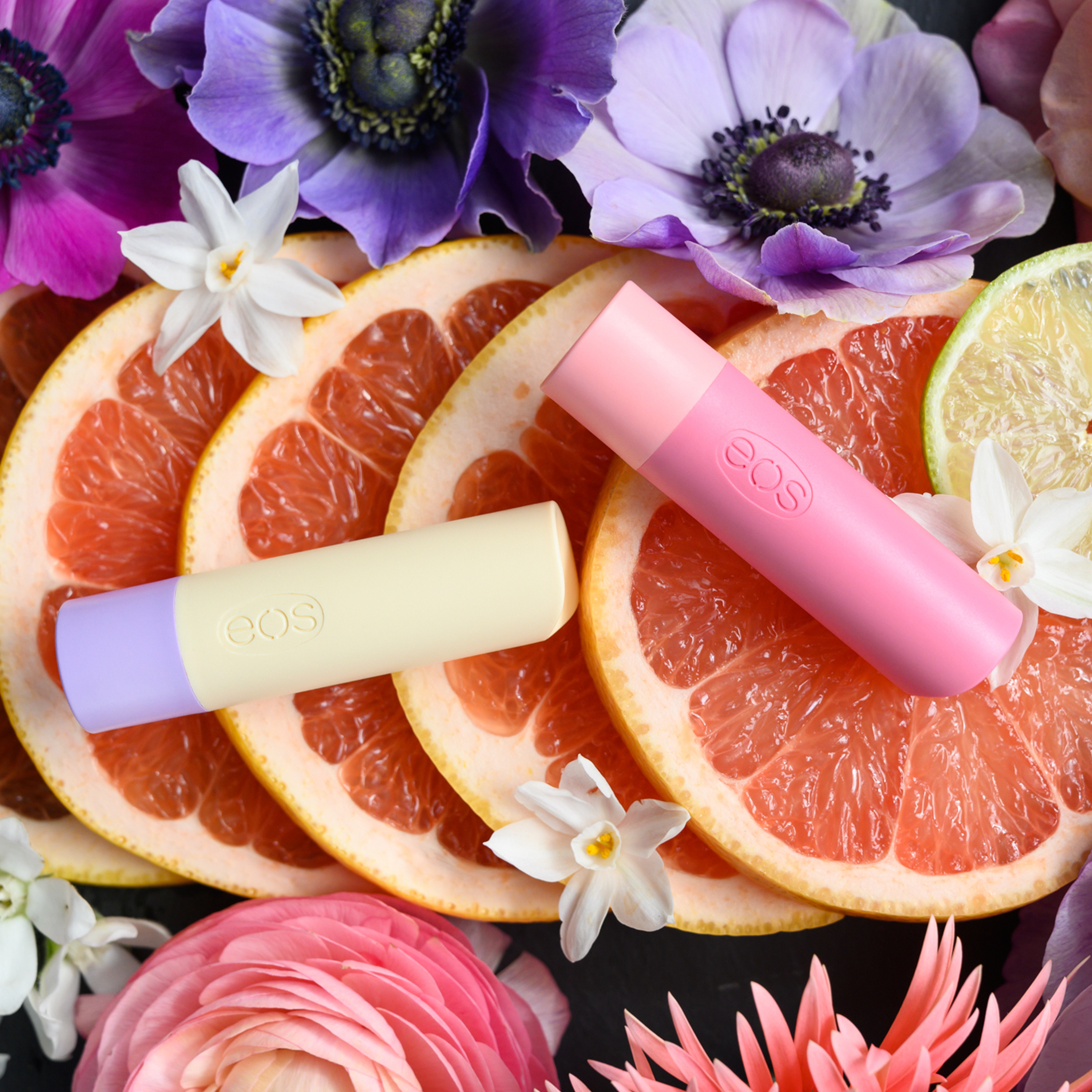 eos flavorlab Stick Lip Balm - Lavender Latte and Sweet Grapefruit | 0.14 oz - image 3 of 9