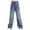 Blue A, variant on Cowboy Wide Leg Pants For Girls Winter Warm Pants Cotton Active Jean Jogger Sweatpants Blue 4-5 Years