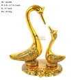 thumbnail image 6 of StatueStudio Oxidised Swan Pair Tabletop - Showpiece For Home Décor - Decorative Home Office Decoration Gift, 6 of 7