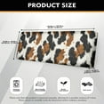 thumbnail image 4 of Renewold Black Khaki Cow Print Sofa Seat Slipcover Stretch Sofa Cushion Protector Cover Individual Couch Slipcover Sofa Cover Replacement for Home Decoration, L, 4 of 5