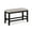 Gray, variant on Espresso finish, cushion bench for dining - Bring style to your meals
