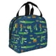 thumbnail image 2 of Fotbe Little Pirate Crocodile Bolsa Térmica con Estampado y Forro de Aluminio Grueso Bolsa de Almuerzo con Bolsillo Frontal para Hombres y Mujeres, Ideal para Trabajo, Escuela, 2 of 8