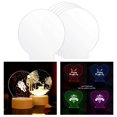 thumbnail image 3 of jifeng Acrylic Sheets LED Light Base Plastic Glass Panel for Project Supplies Round, 3 of 9