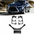 thumbnail image 2 of Steering Wheel Cover Steering Wheel Sticker Car Interior Trim 4Pcs/Set Carbon Fiber Steering Wheel Trim Cover Car Refitting Fits For  IS250 IS300 IS350 2014-2018Type B, 2 of 8
