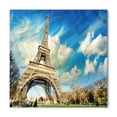 thumbnail image 1 of Paris Bandana, Eiffel Tower Autumn Trees, Unisex Head and Neck Tie, by Ambesonne, 1 of 2