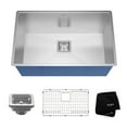 thumbnail image 1 of Kraus Pax 28" Rectangular Undermount Single Bowl Stainless Steel Kitchen Sink, 1 of 5