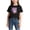 Black-03, variant on Ugoldhm Girls' Crew Neck Short Sleeve Tee Cute Colorful Heart & Flower Graphic Casual T-Shirt Sizes 2-14 Years