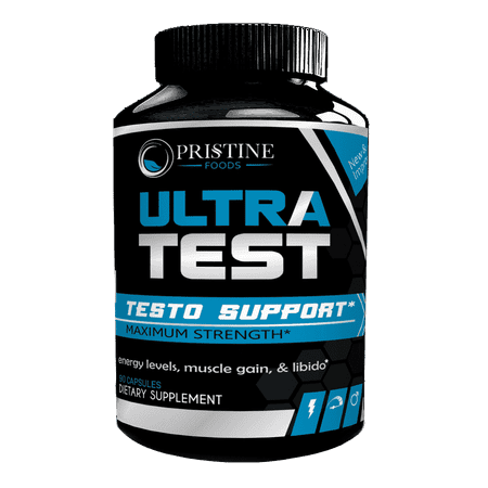 Pristine Foods Men's Testosterone Booster Supplement, 90 Capsules