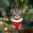 thumbnail image 3 of Adornos navideños Lindo cachorro de perro Árbol de Navidad Colgante Decoración navideña para el hogar Decoración de fiesta de boda de bricolaje Año Nuevo 2023, 3 of 5