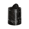 thumbnail image 2 of Cubo de basura, contenedor de basura, tapa abatible, contenedor de basura, papelera redonda para baño, tocador, lavadero, dormitorio Negro L, 2 of 8