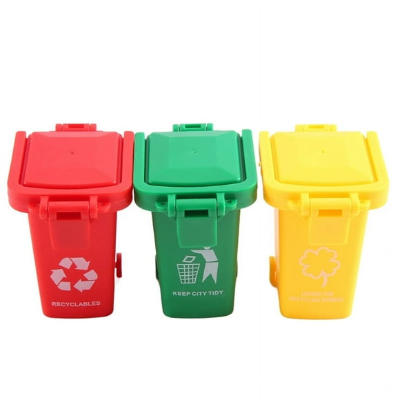 Toy Vehicles Garbage Truck's Trash Cans, 3 Pack Toy Garbage Truck Replacement PartXL21332