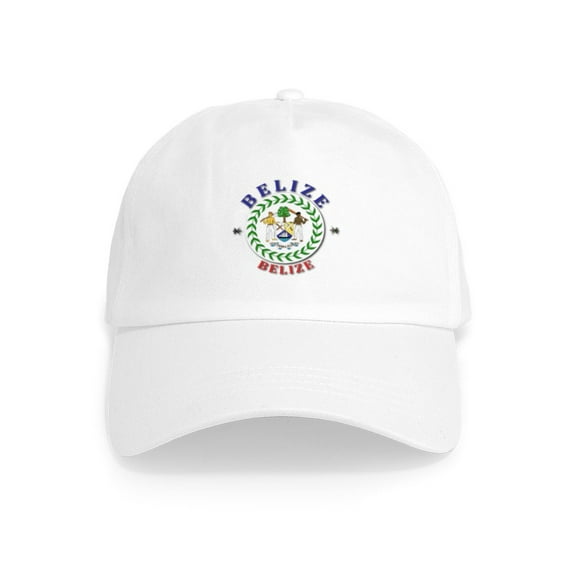 CafePress - Belize Cap - Adjustable 100% Brushed Unisex Casual Cotton Baseball Cap, Beige, 1