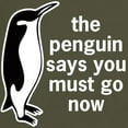 thumbnail image 3 of CafePress - The Penguin Says Dark T Shirt - Men's Classic Graphic Cotton T-Shirt, 3 of 4