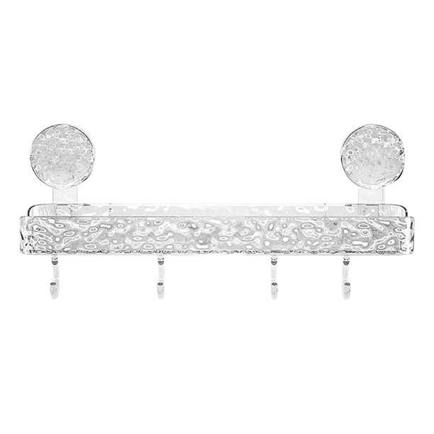 LUVCLS Estante de almacenamiento ligero de lujo sin perforaciones, estante de almacenamiento para baño para exhibición