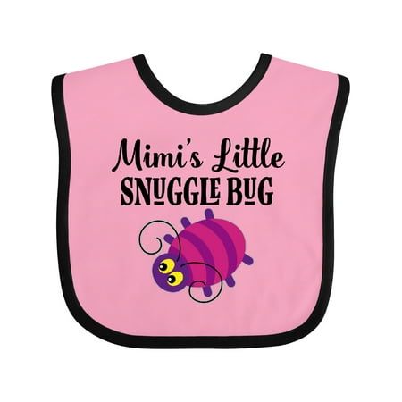 

Inktastic Mimi Little Snuggle Bug Gift Baby Girl Bib