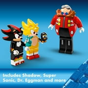 LEGO Sonic the Hedgehog: Super Sonic vs. Egg Drillster Gaming Toy with Shadow and Dr. Eggman, 76999