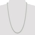 thumbnail image 2 of 14K White Gold 4.0mm Handmade Regular Rope Chain 30 Inch, 2 of 5