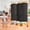 Black, variant on Small room dividers, privacy screens, short room dividers and folding privacy screens, foldable temporary wall dividers, three-panel space divider screens