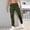 Army Green, variant on LADIGASU Men's Solid Color Casual Elastic Waistband Drawstring Pocket Workwear Pants