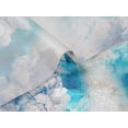thumbnail image 6 of oneOone Velvet Medium Blue Fabric Watercolor Craft Projects Decor Fabric Printed By The Yard 58 Inch Wide, 6 of 7